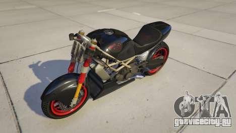 Principe Diabolus Custom из GTA 5 спереди Principe Diabolus Custom из GTA 5 спереди