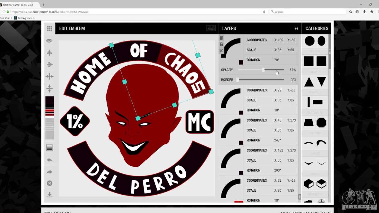 Как сделать свою эмблему для банды в GTA 5 online: загрузка логотипа в игру
