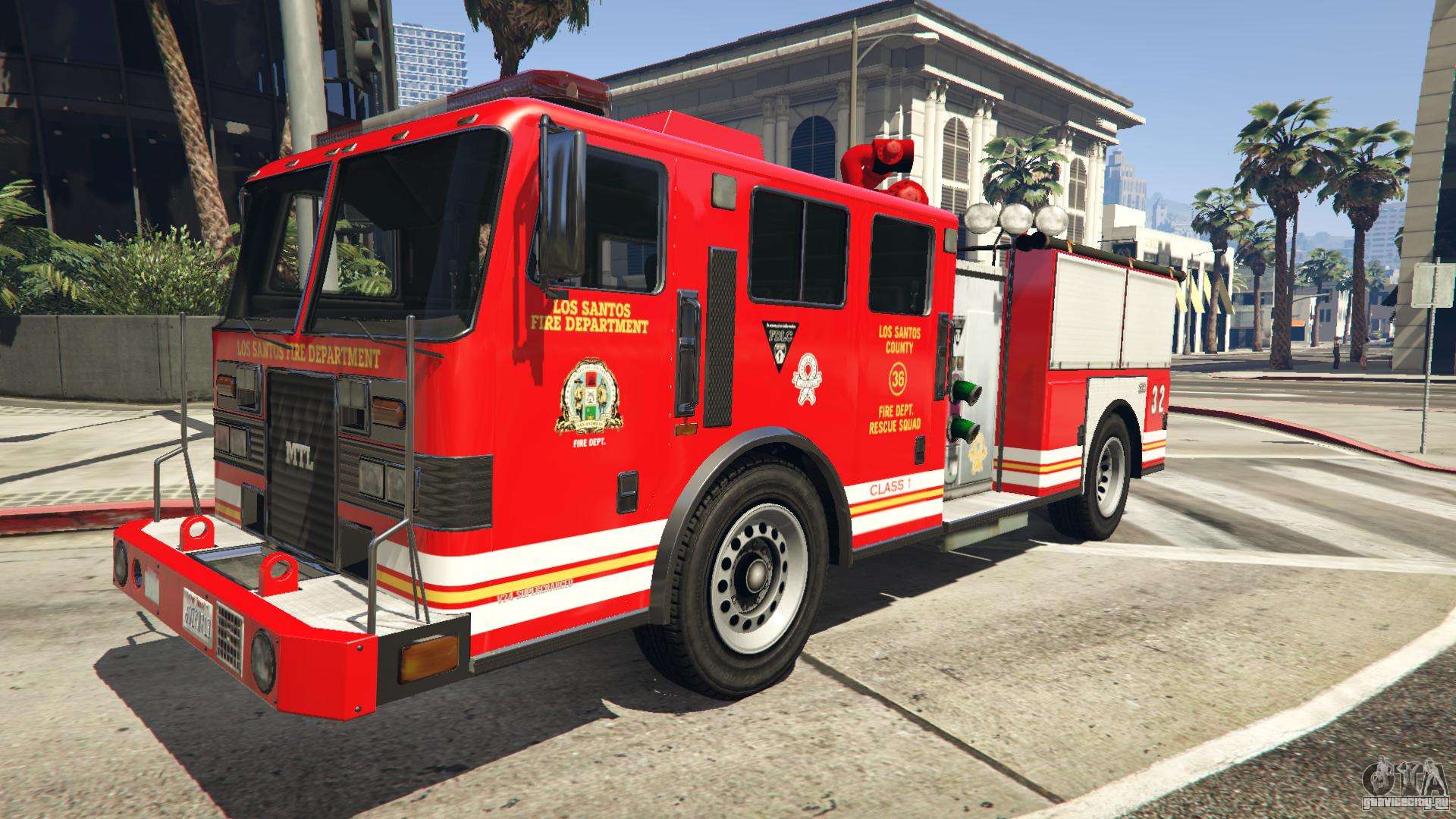 Где можно найти пожарную машину в ГТА 5 (GTA 5 Online). 
