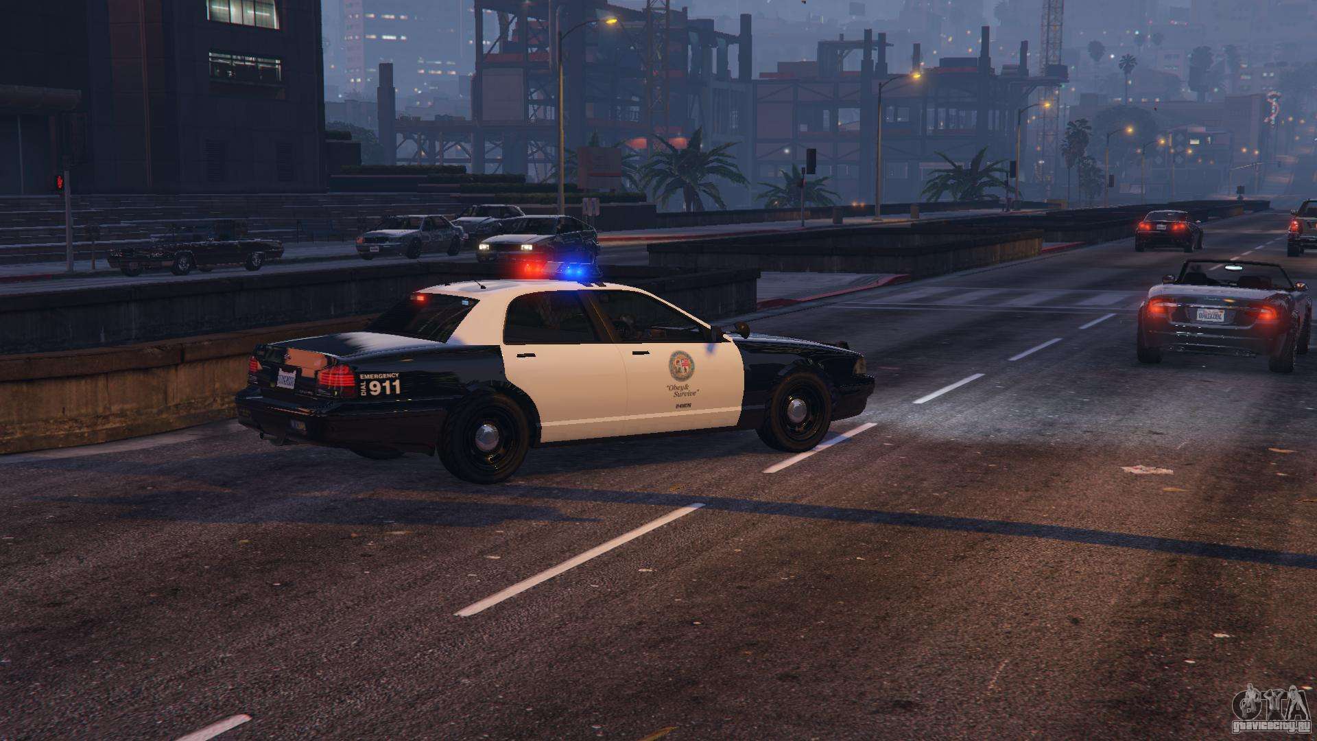 Поставь полицию. GTA 5 Police car Boston Dowland.