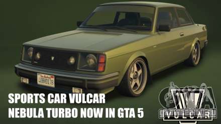 Спорткар Vulcar Nebula Turbo появился в продаже ГТА 5 Онлайн
