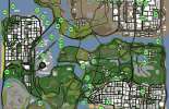 Карта раковин для GTA San Andreas