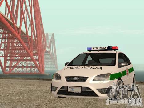 Ford Focus ST Policija для GTA San Andreas