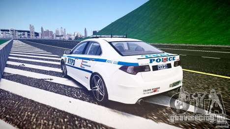 Honda Accord Type R NYPD (City Patrol 2322) ELS для GTA 4