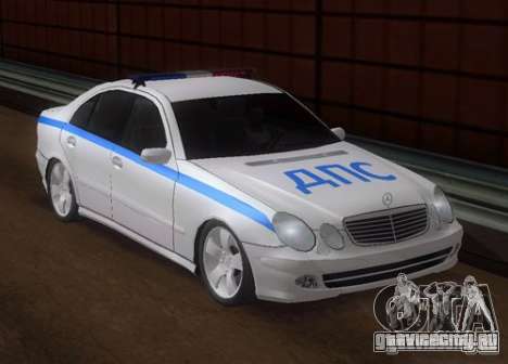 MERCEDES BENZ E500 w211 SE Police Россия для GTA San Andreas