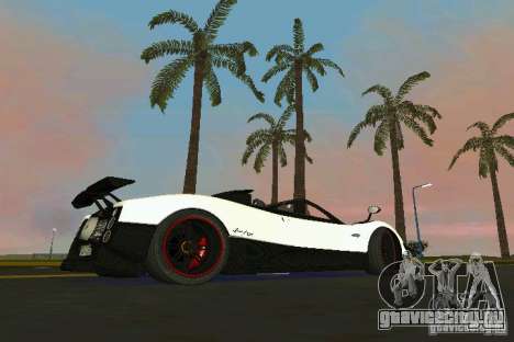 Pagani Zonda Cinque Roadster 2010 для GTA Vice City