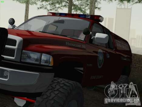Dodge Ram 3500 Search &amp; Rescue для GTA San Andreas