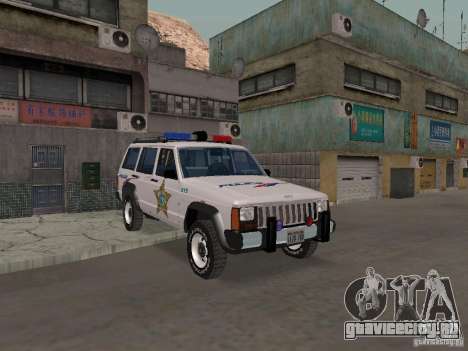 Jeep Cherokee Police 1988 для GTA San Andreas