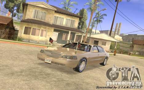 Lincoln Towncar Secret Service для GTA San Andreas