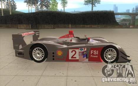 Audi R10 LeMans - Stock для GTA San Andreas