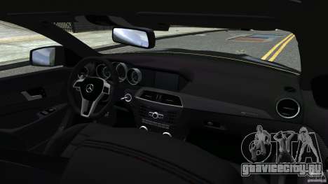 Mercedes Benz C63 AMG Black Series 2012 для GTA 4