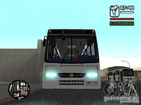 Busscar Urbanus SS Volvo B10M для GTA San Andreas
