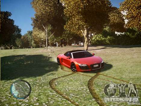 Audi R8 Spyder 5.2 FSI Quattro V4 [EPM] для GTA 4