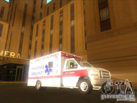 Ford E-350 Ambulance 2 для GTA San Andreas