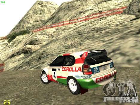 Toyota Corolla 1999 Rally Champion для GTA San Andreas