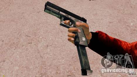 Glock 18 Akimbo (черно-серый) для GTA 4