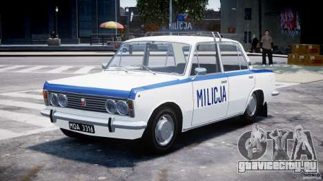 Fiat 125p Polski Milicja для GTA 4