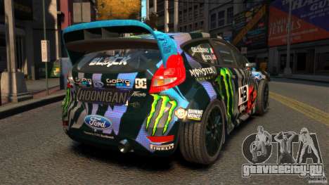 Ford Fiesta Rallycross Ken Block (Hoonigan) 2013 для GTA 4