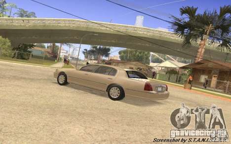 Lincoln Towncar Secret Service для GTA San Andreas