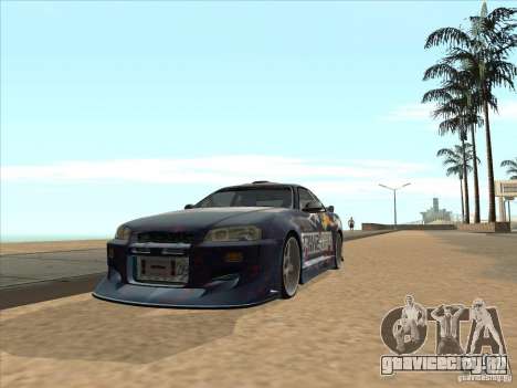 Nissan Skyline R34 VeilSide для GTA San Andreas