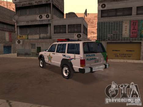 Jeep Cherokee Police 1988 для GTA San Andreas