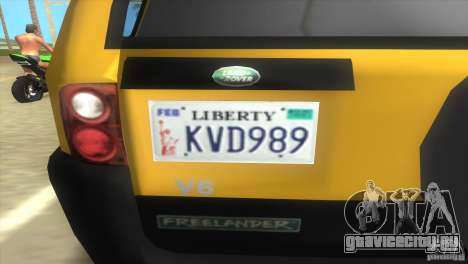 Land Rover Freelander для GTA Vice City