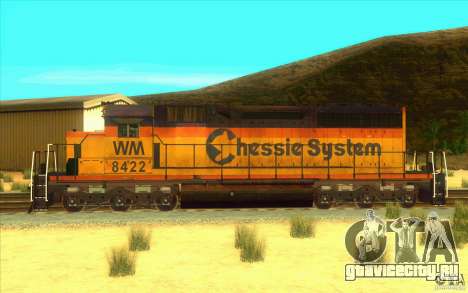 Chessie System sd40-2 для GTA San Andreas