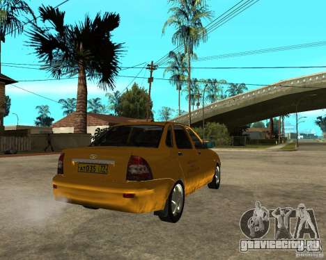 ВАЗ 2170 "Приора" Такси для GTA San Andreas