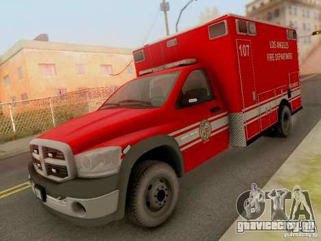 Dodge Ram 1500 LAFD Paramedic для GTA San Andreas