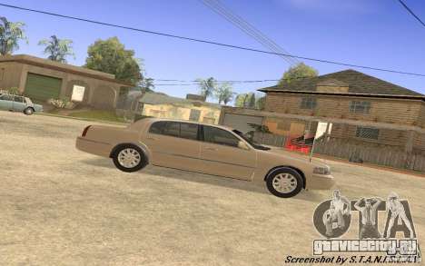 Lincoln Towncar Secret Service для GTA San Andreas