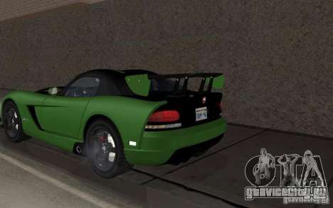 Dodge Viper немного тюнинга для GTA San Andreas