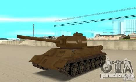 Танк T-34 для GTA San Andreas