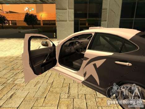 Lexus IS 350 для GTA San Andreas