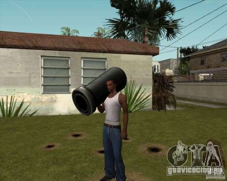 Пушка из Serious Sam для GTA San Andreas
