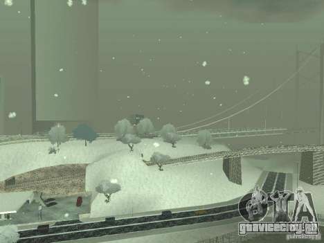 Снег v2.0 для GTA San Andreas