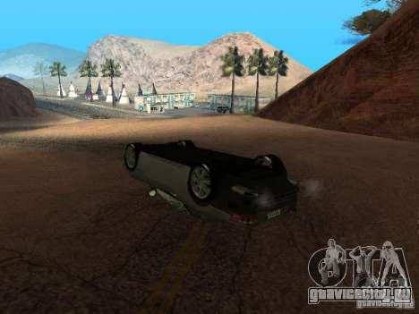 Перевернутые автомобили не горят для GTA San Andreas