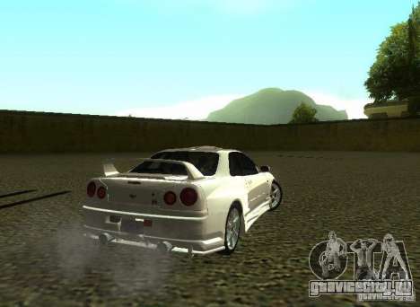 Nissan Skyline GTR-34 для GTA San Andreas