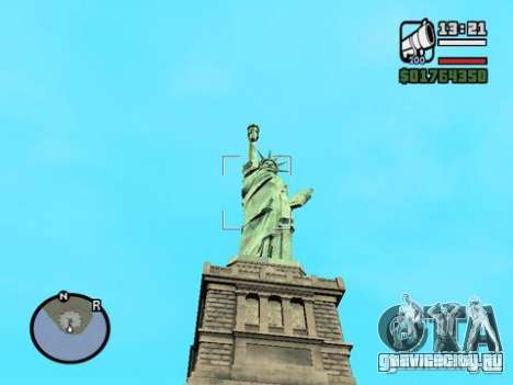 Статуя Свободы для GTA San Andreas
