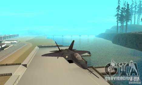 YF-22 Black для GTA San Andreas