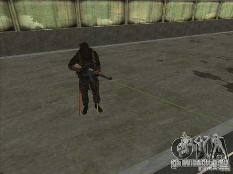 Weapon with laser для GTA San Andreas