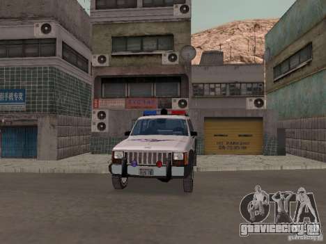 Jeep Cherokee Police 1988 для GTA San Andreas