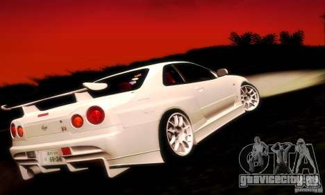 Nissan Skyline GT-R R34 для GTA San Andreas