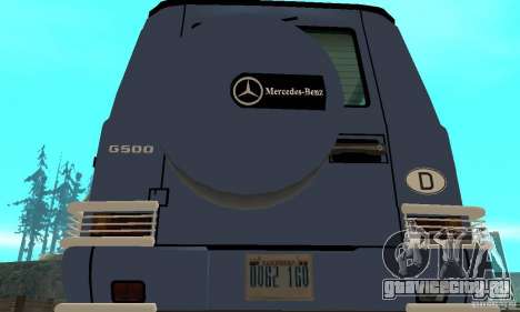 Mercedes-Benz G500 1999 Short [with kangoo v2] для GTA San Andreas