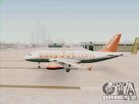 Airbus A319 Easyjet для GTA San Andreas