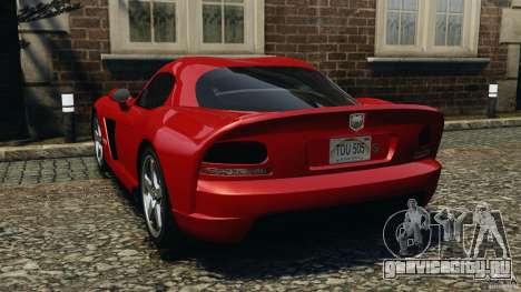 Dodge Viper SRT-10 Coupe для GTA 4