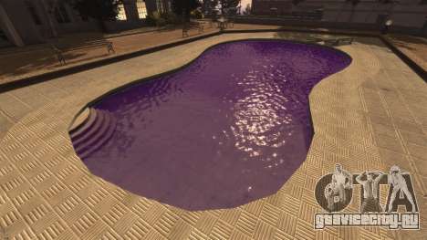 Фиолетовый цвет воды для GTA 4