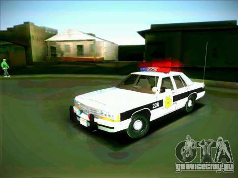 Ford Crown Victoria LTD 1991 HILL-VALLEY Police для GTA San Andreas