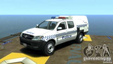 Toyota Hilux Australian Police ELS для GTA 4