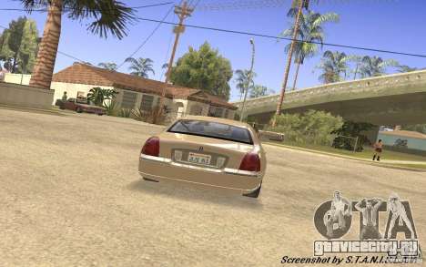 Lincoln Towncar Secret Service для GTA San Andreas