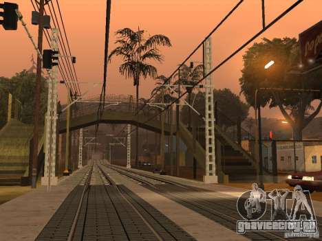 Высокоскоростная ЖД линия для GTA San Andreas